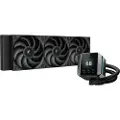 DeepCool Mystique 360 - Væskekjølesystem for prosessor - Radiatorstørrelse: 360 mm - (for: LGA1700, LGA1200, LGA1150, LGA1151, LGA1155, AM4, AM5) - kobbersokkel - 120 mm - svart