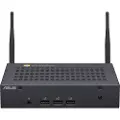 Asus Fanless Chromebox CF40 BC012UN - Mini-PC 1 x Celeron N4500 / inntil 2.8 GHz - RAM 8 GB - eMMC 64 GB - UHD Graphics - IEEE 802.11ax (Wi-Fi 6), Gigabit Ethernet - Chrome OS - monitor: ingen - svart