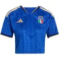 Adidas Italy 26/27 Cropped Replica Hjem Kvinners T-skjorte Med Korte Ermer