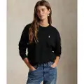 Ralph Lauren for woman. 211971697003 Black knitted sweatshirt (M), Casual, Cotton