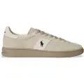 Ralph Lauren for man. 809P01617002 Bedford Leather Sneakers taupe (43), Flat, Laces, Casual