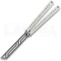 Squid Industries Winter Nautilus V2 balisong trainer, silver