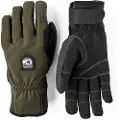 Hestra Ergo Grip Wool Touring - 5 finger Mitt Dark forest/Black-8