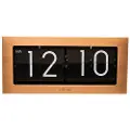 Nextime klok 5198co Big Flip, 16,7x36 cm, Flip-over, Copper/ Black