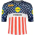 Santini Lidl Trek Quinn Simmons Usa National Champion Kort Ermet Trøye