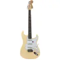 Fender Yngwie Malmsteen Stratocaster Gitar RW Vintage White