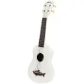 Kala Makala Soprano Shark -ukulele, valkoinen