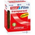 TESA tesafilm, 66 m, Gjennomsiktig, Polypropylen, 15 mm, Boks, 10 stykker