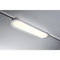 Paulmann 953.20, Spotlight på skinne, 1 ampuller, LED, 2700 K, 480 lm, Kromfarget, Hvit