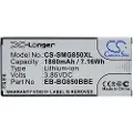24hShop Batteri for SmartPhone, Mobil for Samsung Galaxy Alpha, SM-G850, SM-G850F og andre.