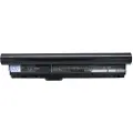 24hShop Batteri til bærbar PC for Sony VAIO VGN-TZ121, VAIO VGN-TZ130N/B og andre.