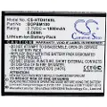 24hShop Batteri for SmartPhone, Mobil for HTC Desire 616, Desire 616 Dual SIM, Desire D616w og andre.
