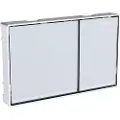 Geberit Betjen.plade Omega60 - hvid glas