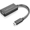 Lenovo - USB/VGA-adapter - HD-15 (VGA) (hann) til 24 pin USB-C (hann) - 1920 x 1200 (WUXGA)-støtte - CRU - for IdeaPad 5 14 IdeaPad Gaming 3 15 Legion 5 Pro 16 ThinkBook 14 G4+ IAP 14s Yoga G2 IAP