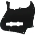 Fender Moderne Jazz Bass Plekterbrett med 10 Hull 3-lags Svart
