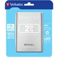 Verbatim Store 'n' Go Portable - Harddisk - 2 TB - ekstern (bærbar) - USB 3.0 - 5400 rpm - sølv