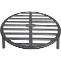 Esschert Design FF233, Grill, Firewood, Rist, Sort, Rund, Støpejern