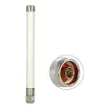 DeLOCK WLAN - Antenne - 22 cm - Wi-Fi - 7 dBi, 4.5 dBi - rundtstrålende - utendørs - hvit