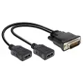 DeLOCK - Video adapter - HDMI hunn til DMS-59 hann - 25 cm