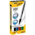 BIC VELLEDA - Markør - ikke-permanent - for whiteboard - svart, rød, blå, grønn - alkoholbasert blekk - 2.2 mm (en pakke 4)