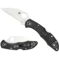Spyderco Delica 4 foldekniv, Flat Ground, Wharncliff
