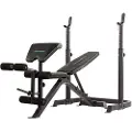 Tunturi WB50, Justerbar treningsbenk, Hjem, 150 kg, Sort, 1040 mm, 1670 mm