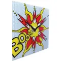 Nextime klok 8173 Boom, 43x43 cm, Wall ,Red/ Yellow/ White