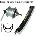 Winora Exal Xp19 Skid Shimano Nexus 8s Bakhjul