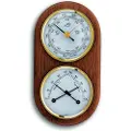 TFA-Dostmann 20.1051, Elektronisk miljøtermometer, Innendørs, Analog, Brun, Hvit, Tre, Vegg