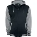 Urban Classics 2-tone Zip Collegegenser