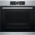 Bosch Serie | 8 HSG636ES1 - Ovn - innebygd - fordypning - bredde: 56 cm - dybde: 55 cm - høyde: 58.5 cm - Klasse A+ - rustfritt stål