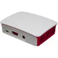 Raspberry Pi Pi - Boks - hvit, bringebær - for Raspberry Pi 2 Model B, 3 Model B