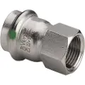 Viega Sanpress Inox transition 22 mm x 3/4" stainless steel 436629