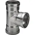 Viega Inox tee 76,1 mm INOX, rustfri stål, SC-Contur