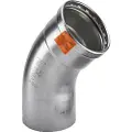 Viega Sanpress Inox XL bøjning 45° 88,9 Rustfritstål/blank, 482695