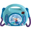 Disney Frozen Portable CD player with 2 Sing Along microp