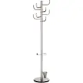 Alco Stumtjener 2802 2802 Antallet af kroge: 8 (Ø x H) 40 cm x 172 cm Metal (pulverbelagt) Sølv 1 stk