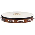Meinl Percussion Headed Wood Tambourine Steel Jingles TAH1AB