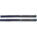 Stagg Black Nylon Brushes with Rubber Handles