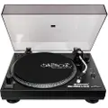 Omnitronic BD-1390, Beltedrevet DJ-platespiller, 33 1/3,45 RPM, -10 - 10%, 0,24%, Manuell, 15 dB