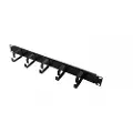 Logilink 19" cable management bar 1U with 5 fixed metal brackets black