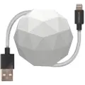 Usbepower COSMO Lightning - 1.2m Lightning cable with case - White