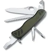 Victorinox Swiss Soldier's Knife 08 multiverktøy 10 funksjoner 111 mm, oliven