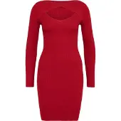 Urban Classics Cut Out Kjole Med Lange Ermer
