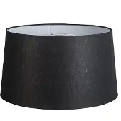 QAZQA Linskjærmslampe svart 45/25