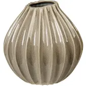 Fyrklövern Broste Copenhagen Wide vase 25 x 25 cm, Rainy Day Grey