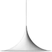 Gubi hengelampe Semi, Ø 47 cm, hvit