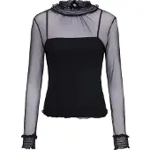 Urban Classics Double Layer Meh Langarmet T-skjorte