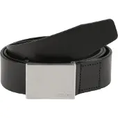 Calvin Klein Leather Plaque Belte