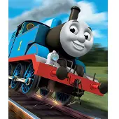 Walltastic Thomas Tog tapet 243 x 203 cm